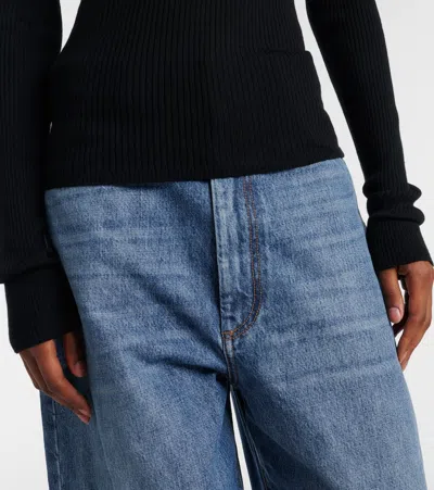Sportmax Niagara Wool Turtleneck Sweater In Black