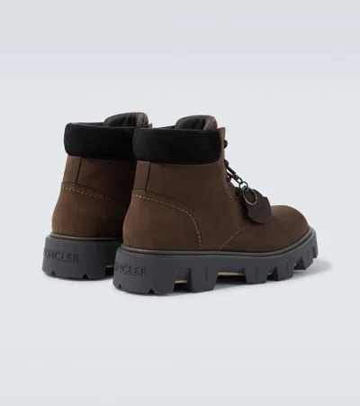 Moncler Peak City Leather Hiking Boots