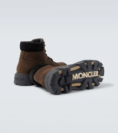 Moncler Peak City Leather Hiking Boots