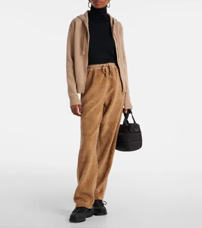 Moncler Mixed Media Fleece Sweatpants