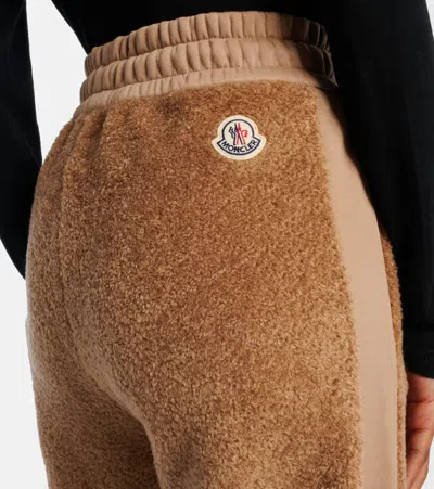 Moncler Mixed Media Fleece Sweatpants