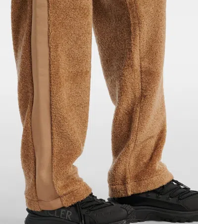 Moncler Mixed Media Fleece Sweatpants