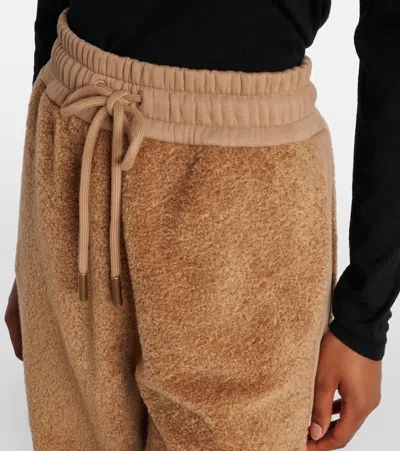 Moncler Mixed Media Fleece Sweatpants