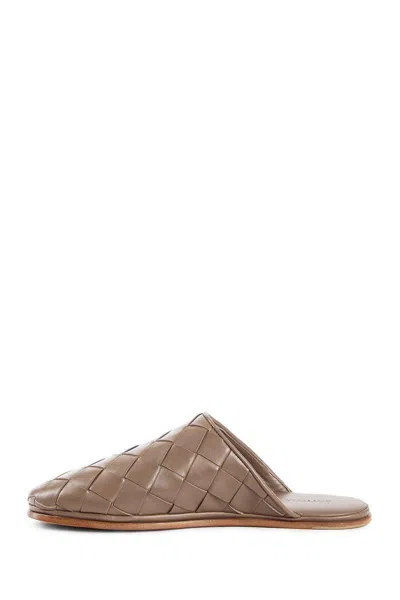 Bottega Veneta Woven Lambskin Leather Slip-on Mules