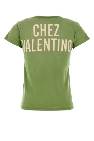 Valentino Playful Printed Cotton T-shirt With Bold Lettering