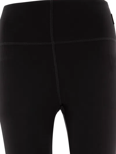 Moncler Grenoble Leggings In Technical Nylon In Black