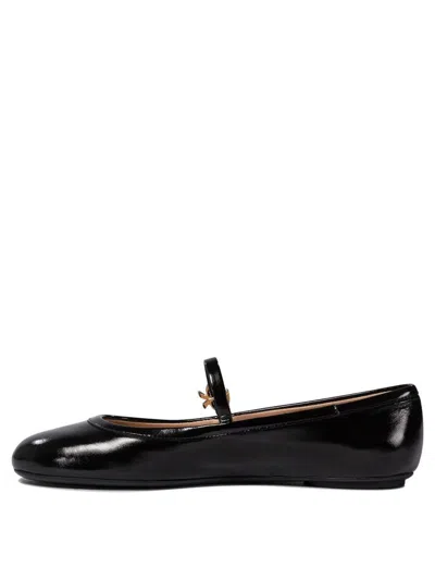 Gianvito Rossi Carla Leather Ballet Flats