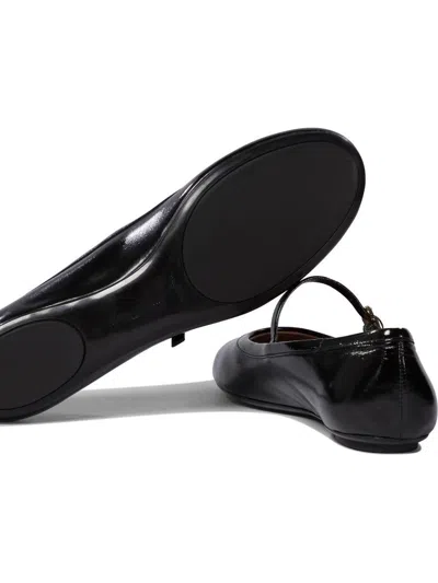 Gianvito Rossi Carla Leather Ballet Flats