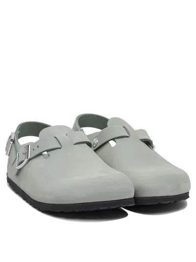 Birkenstock Mint Green Nubuck Leather Tokio Mules