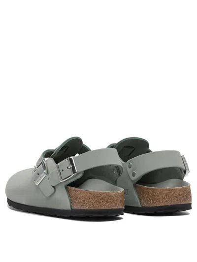 Birkenstock Mint Green Nubuck Leather Tokio Mules