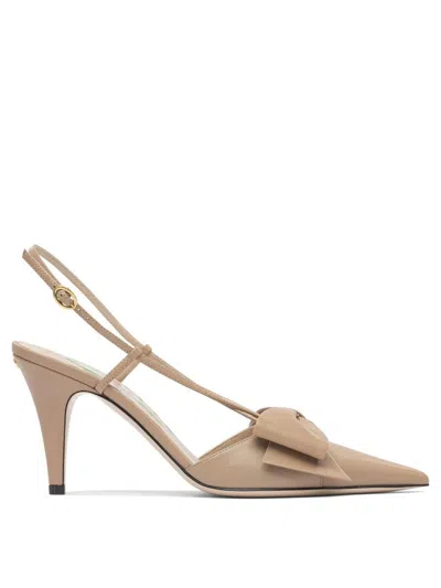 Valentino Pink Slingback Heels In Pink