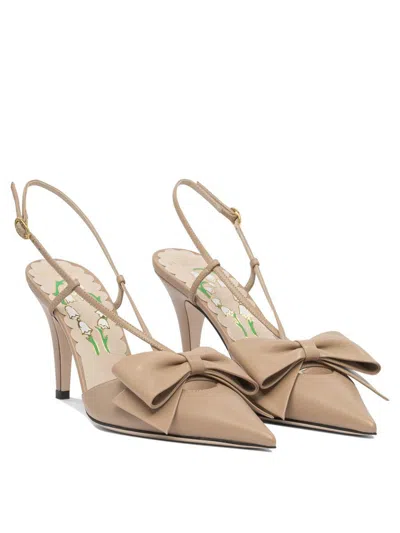 Valentino Pink Slingback Heels In Pink