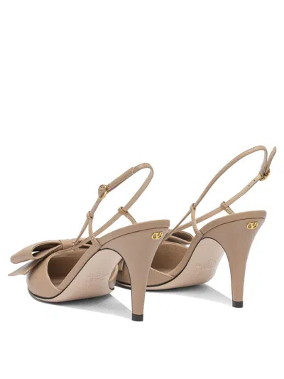 Valentino Pink Slingback Heels In Pink