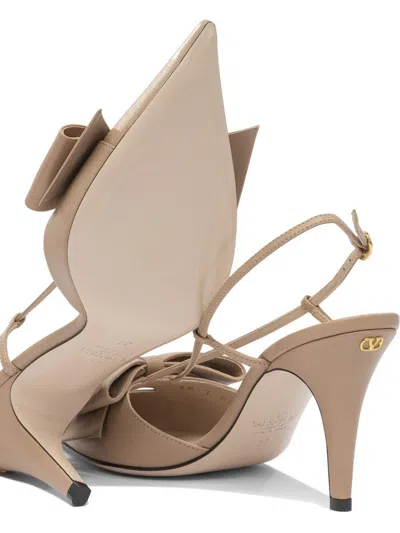 Valentino Pink Slingback Heels In Pink