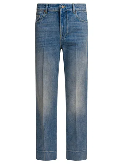 Valentino Garavani Blue Cotton Denim Jeans