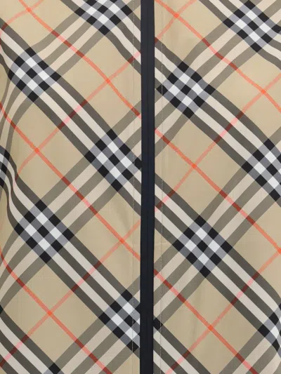 Burberry Women Archivio Check Waterproof Jacket In Multi