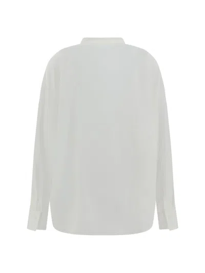 Brunello Cucinelli Women Silk Blouse In Brown