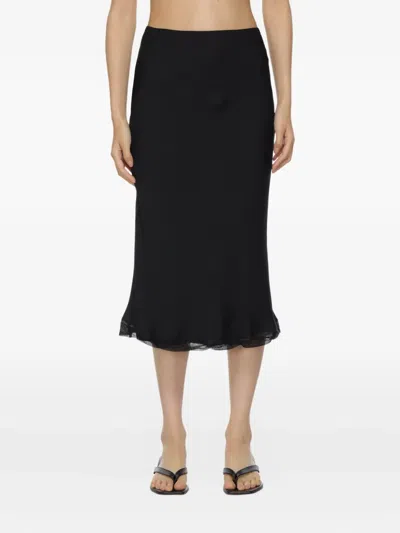 Totême Satin Midi Slip Skirt