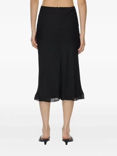 Totême Satin Midi Slip Skirt