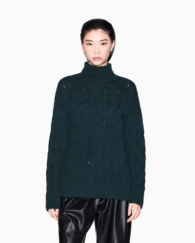 Armani Exchange Turtlenecks In Blue