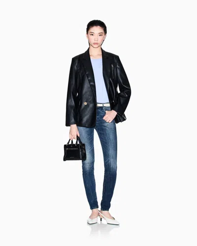 Armani Exchange Super Skinny Jeans In Blue