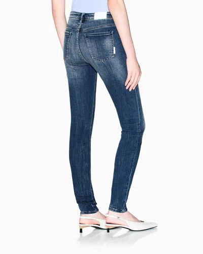 Armani Exchange Super Skinny Jeans In Blue