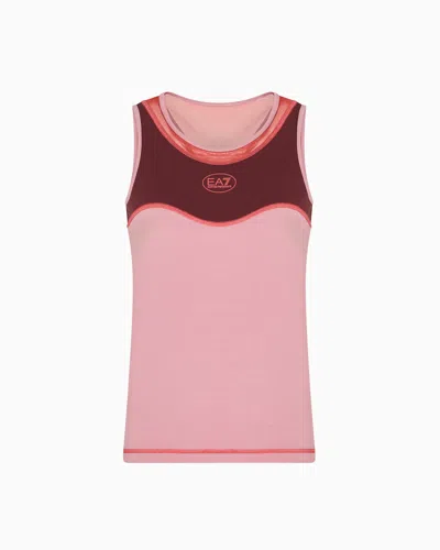 Ea7 Tennis Pro Top In Ventus7 Technical Fabric