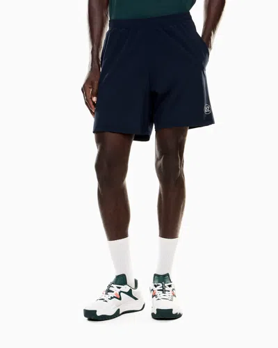 Ea7 Tennis Pro Shorts In Ventus7 Technical Fabric In Black