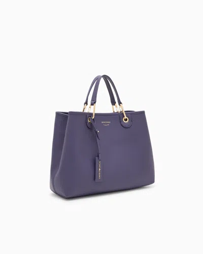 Emporio Armani Medium Myea Shopper Bag With Deer Print