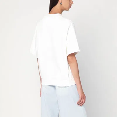 Anine Bing Jay Bing White Cotton Sweatshirt