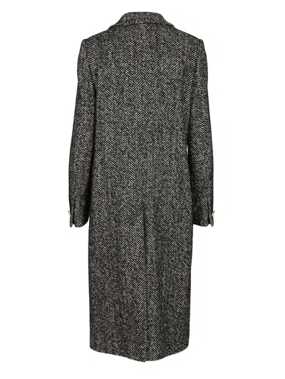 Tagliatore Amanda Long Coast Grey Coats Grey In Gray