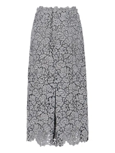 Ermanno Scervino Lace Midi Skirt