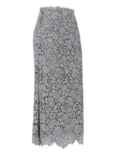 Ermanno Scervino Lace Midi Skirt