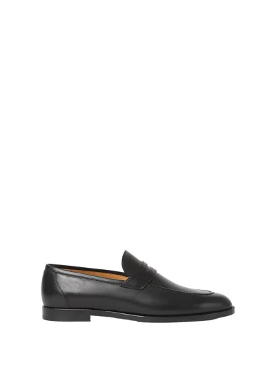 Loro Piana Sergio Walk Leather Loafer In Black