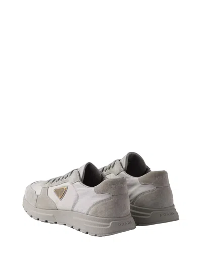 Prada Prax 2.0 Re-nylon And Suede Sneakers