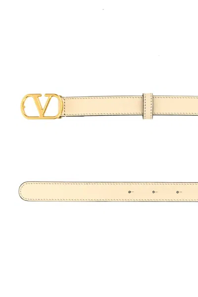 Valentino Garavani Vlogo Signature Leather Belt