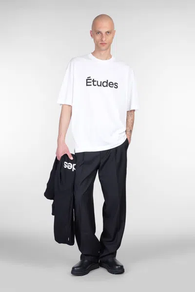 Etudes Studio T-shirt In White Cotton In White