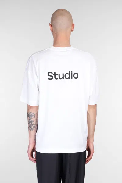 Etudes Studio T-shirt In White Cotton In White