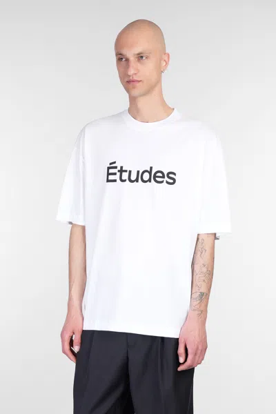 Etudes Studio T-shirt In White Cotton In White