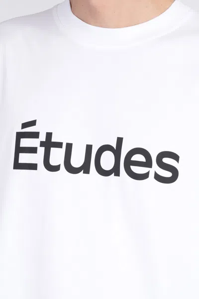 Etudes Studio T-shirt In White Cotton In White