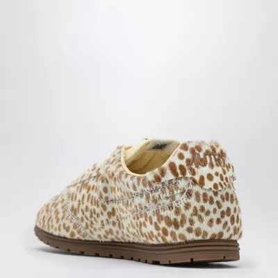 Autry Windspin Sneakers In Animalier Pony Skin