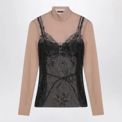 Balenciaga Trompe L Il Lingerie Top In Multi