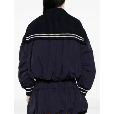 Sea Mirian Ribbed-cuffs Jacket In Blue