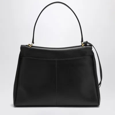 Balenciaga Smooth Black Calfskin Medium Rodeo Bag Women In Black