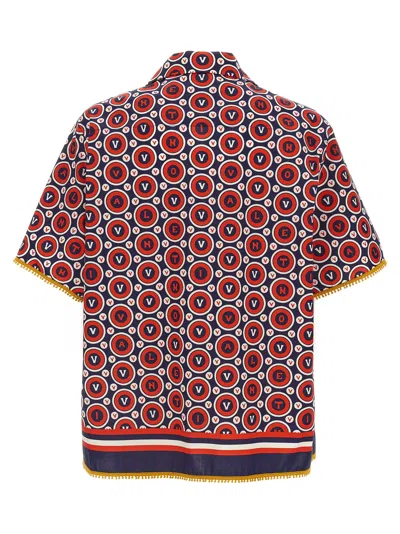 Valentino Bulles Royales Cotton Shirt In Multi