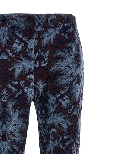 Etro Slim Flared Pants In Multi