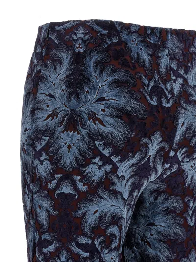 Etro Slim Flared Pants In Multi