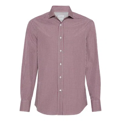 Brunello Cucinelli Gingham-pattern Shirt In Multi