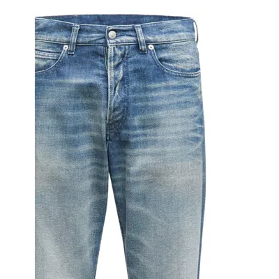 Mm6 Maison Margiela Denim Wide-leg Jeans In Blue