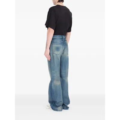 Mm6 Maison Margiela Denim Wide-leg Jeans In Blue